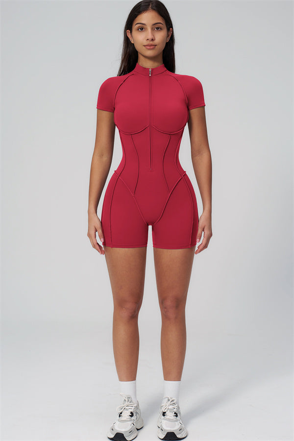 The Anew Zipper Romper