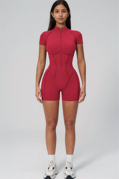 The Anew Zipper Romper