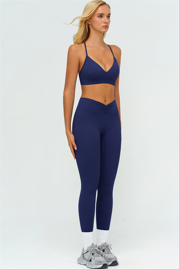 The Lushness Y-Back Sports Bra Leggings 2-Piece Set
