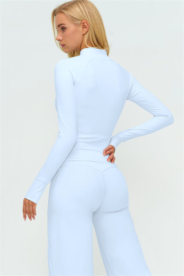 The Twirl Zip Jacket New Straight Leg Pants 2-Piece Set