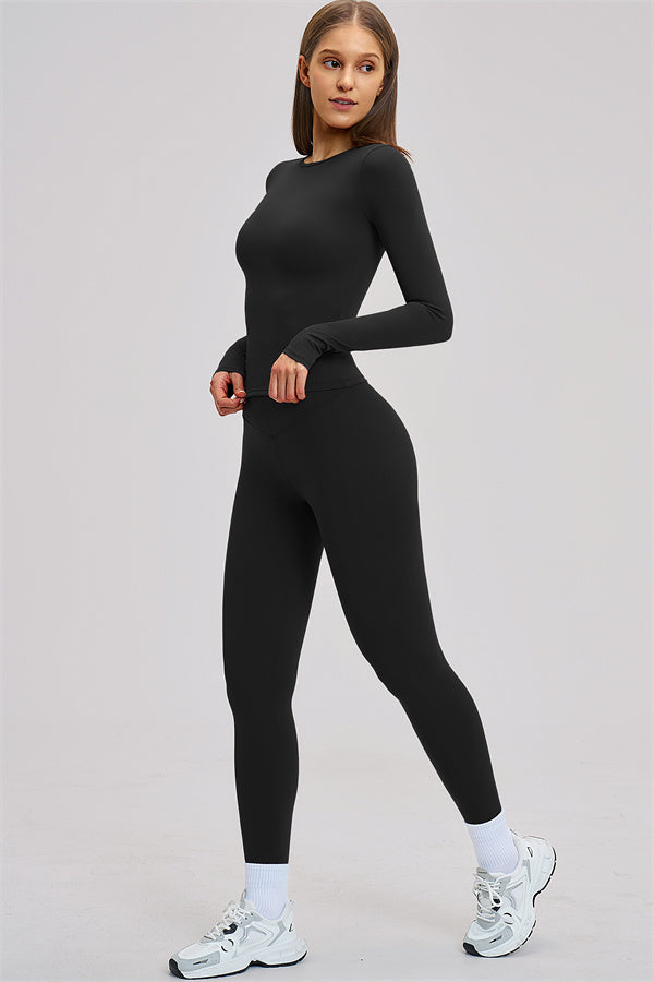 The Dynamic Long Sleeve T-shirt Leggings 2-Piece Set