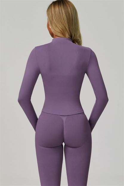 The Empower Jacket Sports Bra Leggings 3-Piece Set