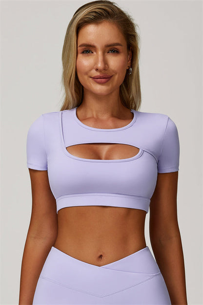 The Lavish Cut-out Crop Top