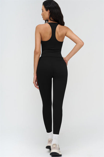 The BoldFit Crop Top Leggings 2-Piece Set