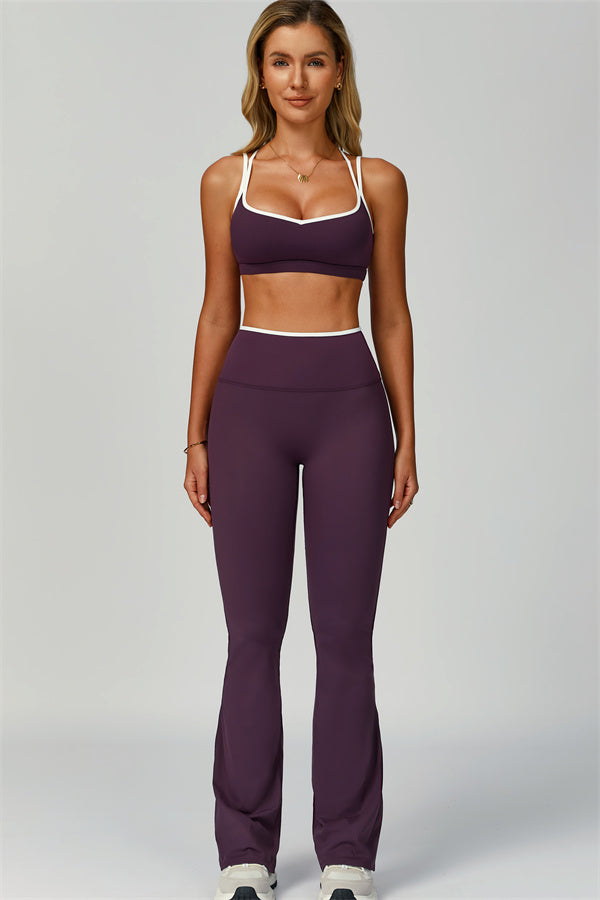 The Quest Sports Bra Flared Leggings 2-Piece Set