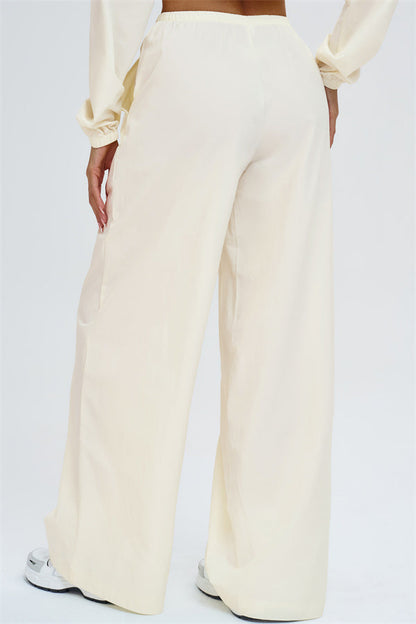 The Svelte UV protection Crop Hoodie Sweatpants 2-Piece Set