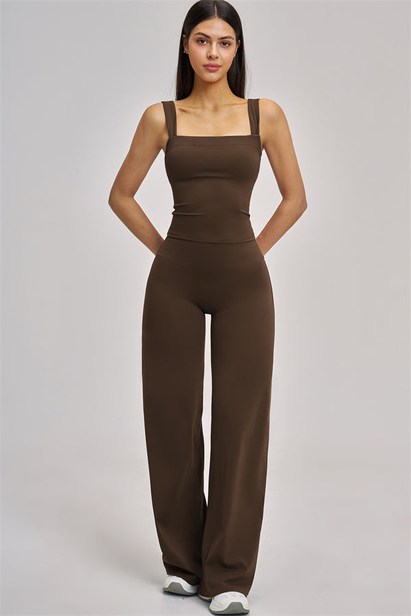 The Swoon Tank Top Flared Leggings 2-Piece Set