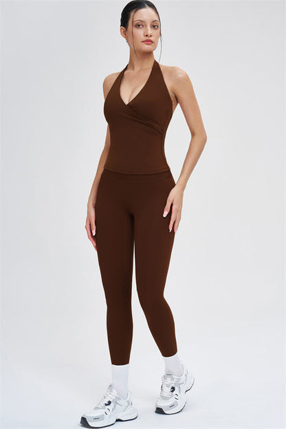 The Stride Crop Top Isabella Leggings 2-Piece Set