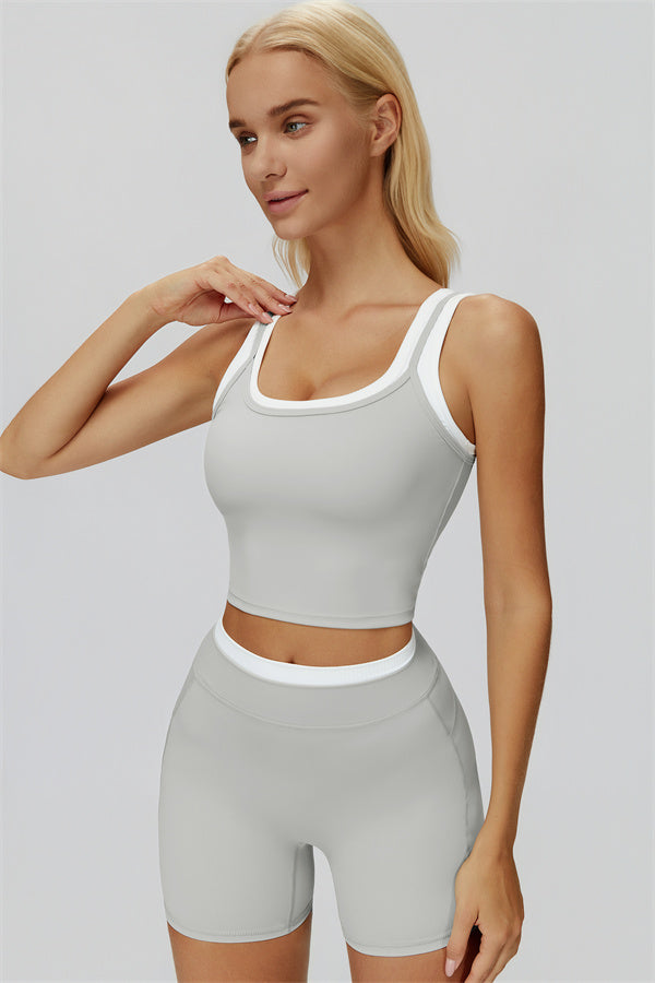 The Canyon Crop Tank Shorts 2-Piece Set