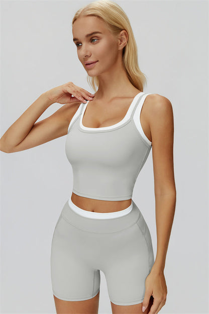 The Canyon Crop Tank Shorts 2-Piece Set
