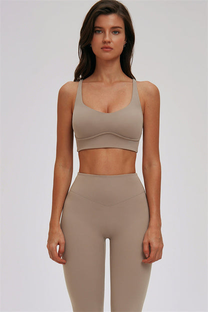 The Kinetic Cross Back Sports Bra