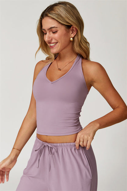 The Sprint Halter Tank Top