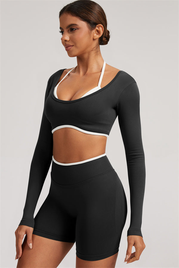 The Elevate New Long Sleeve Crop top