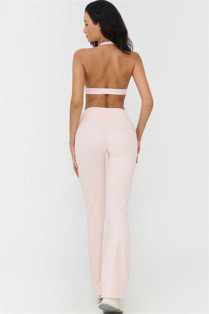 The BoldFit Sports Bra Flared Leggings 2-Piece Set