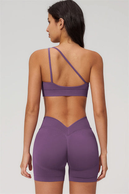 The Empower One-Shoulder Sports Bra