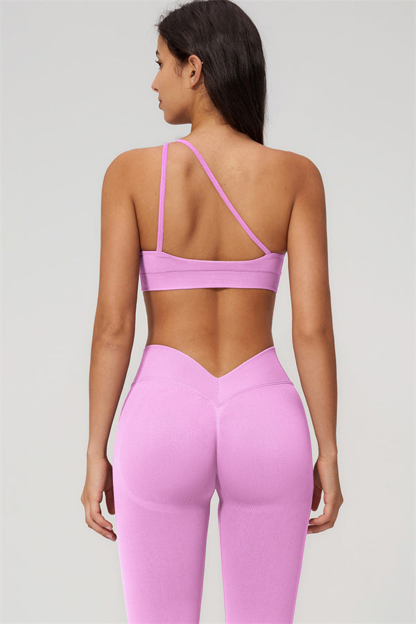 The Empower One-Shoulder Sports Bra Leggings 2-Piece Set