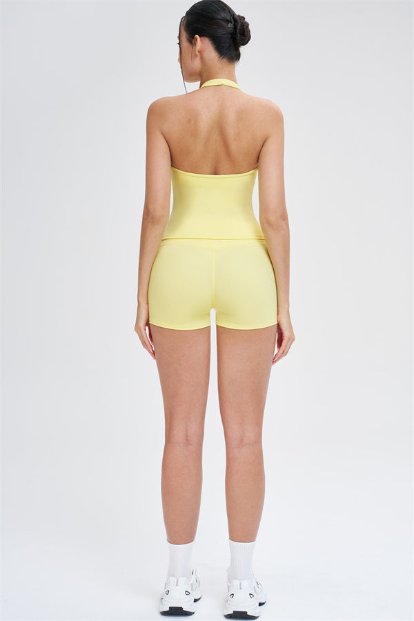 The Stride Crop Top Isabella Shorts 2-Piece Set