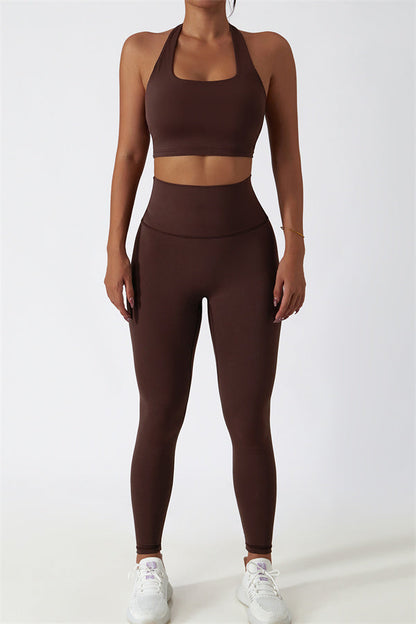 The Seraphine Halter Crop Top