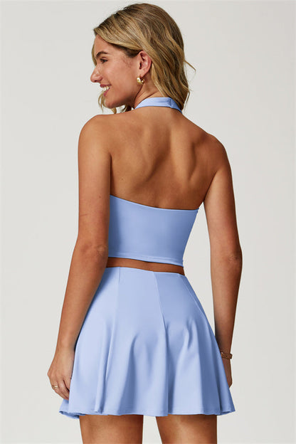 The Boost Halter Crop Top
