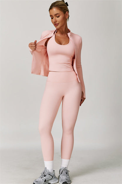 The Surge Halter Crop Top Leggings 2-Piece Set