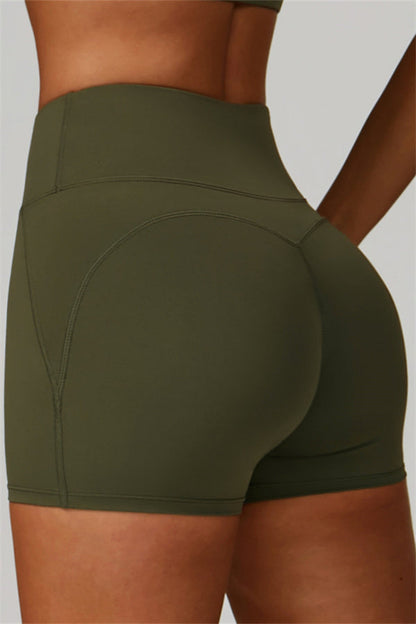 The Bold Cross Back Sports Bra Shorts 2-Piece Set