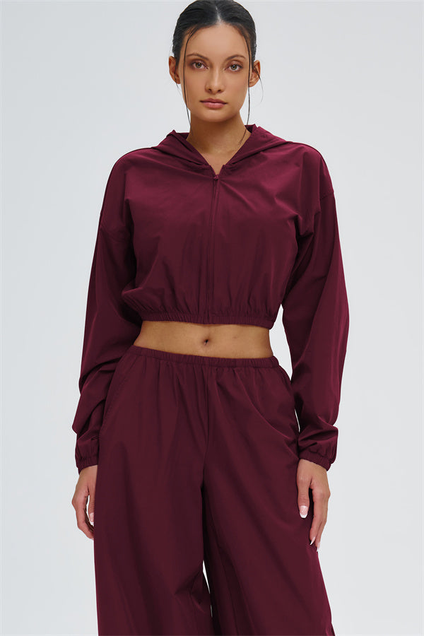 The Svelte UV protection Crop Hoodie