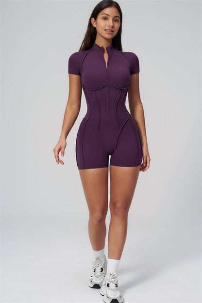 The Anew Zipper Romper