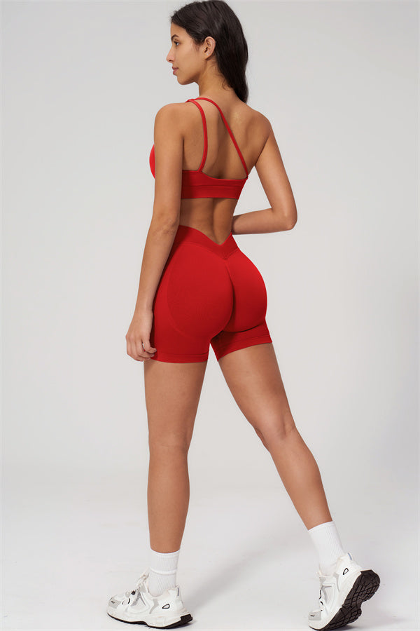 The Empower One-Shoulder Sports Bra