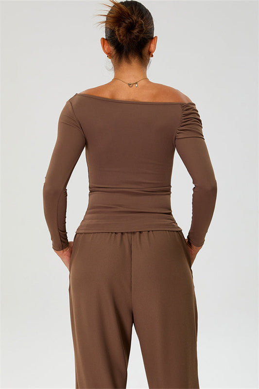 The Rush Off-shoulder T-shirt Sweatpants 2-Piece Set
