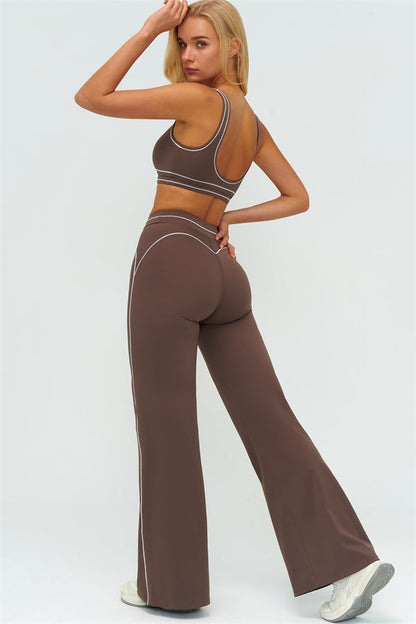 The Amara Sports Bra Flared Leggings 2-Piece Set