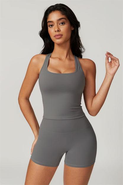 The Dynamic Crop Top Shorts 2-Piece Set