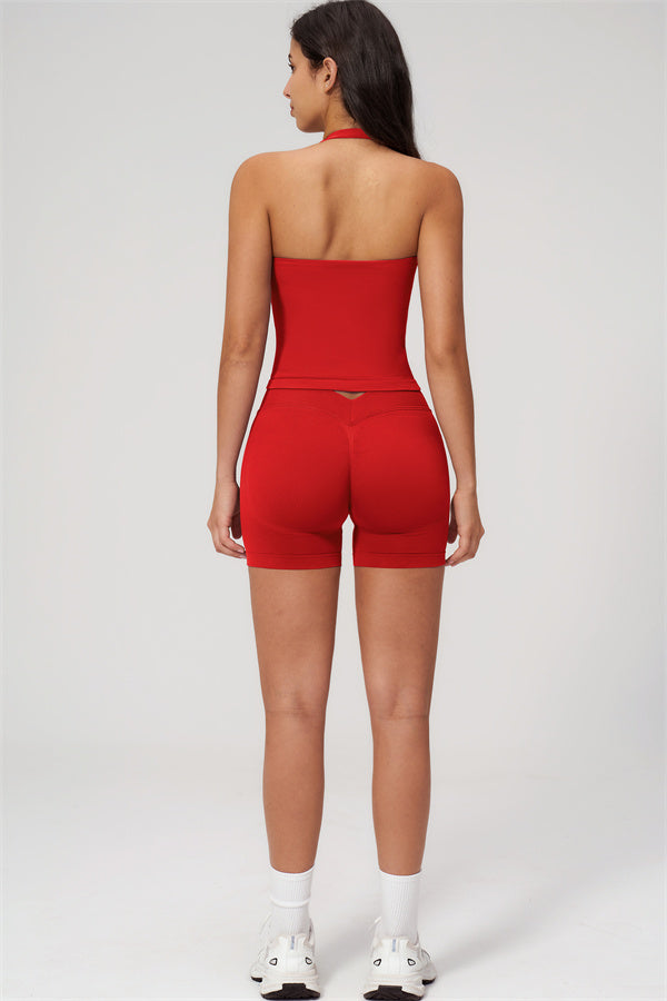 The Empower Halter Crop Top