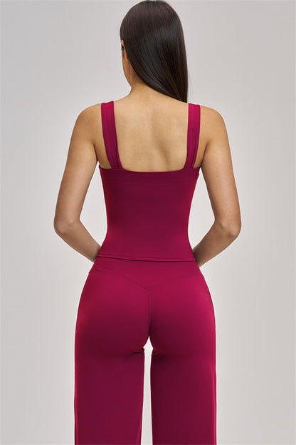 The Swoon Tank Top Flared Leggings 2-Piece Set