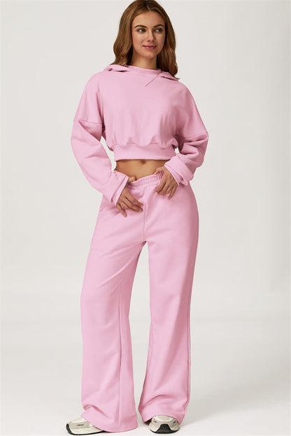 The Axis Crop Hoodie