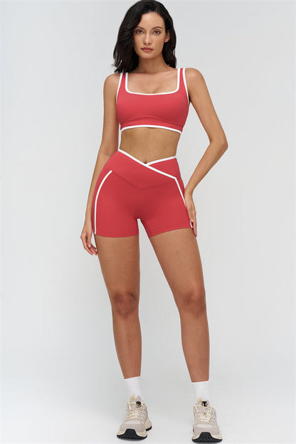 The Crave Sports Bra Shorts 2-Piece Set