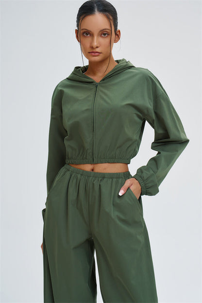 The Svelte UV protection Crop Hoodie