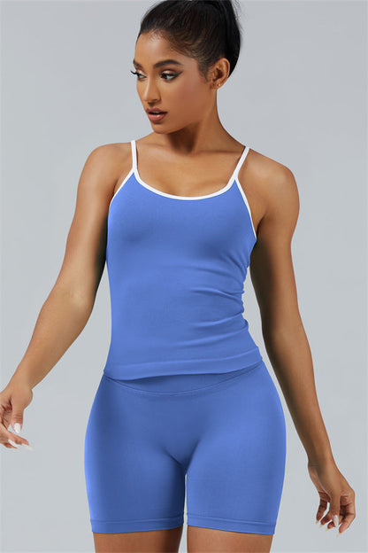 The Elevate New Crop Top Shorts 2-Piece Set