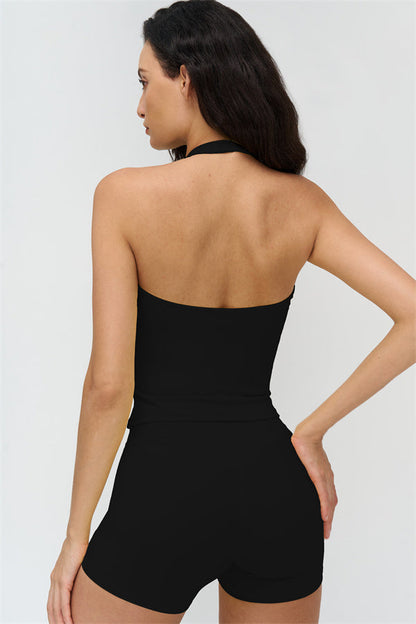 The Stride Crop Top Shorts 2-Piece Set