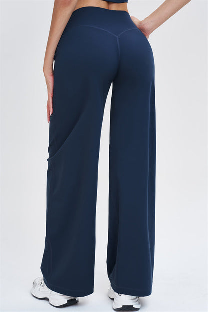 The Stride Crop Top Straight Leg Pants 2-Piece Set