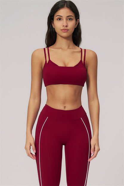 The Clarity Dual Strap Sports Bra Leggings 2-Piece Set
