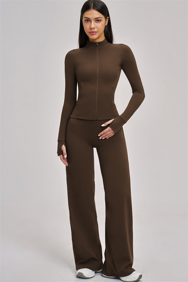The Swoon Jacket Flared Leggings 2-Piece Set