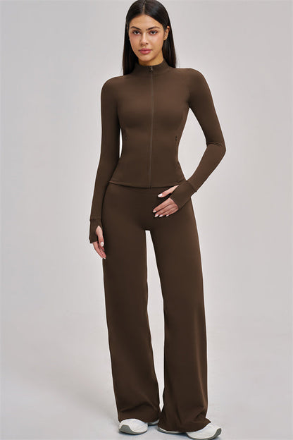 The Swoon Jacket Flared Leggings 2-Piece Set