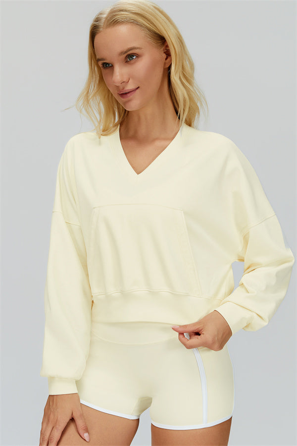 The Whisper V-Neck Hoodie