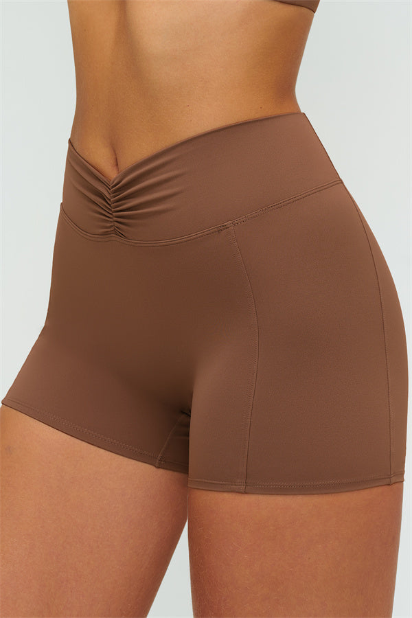 The Lushness Long Sleeve Crop top Shorts 2-Piece Set