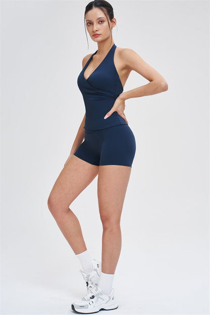 The Stride Crop Top Isabella Shorts 2-Piece Set