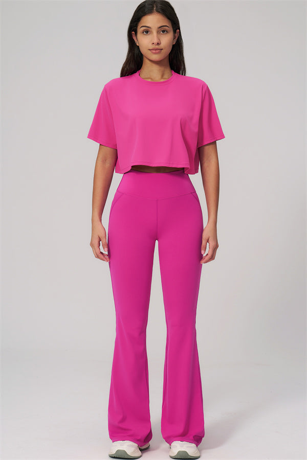 The Bold T-shirt Flared Leggings 2-Piece Set