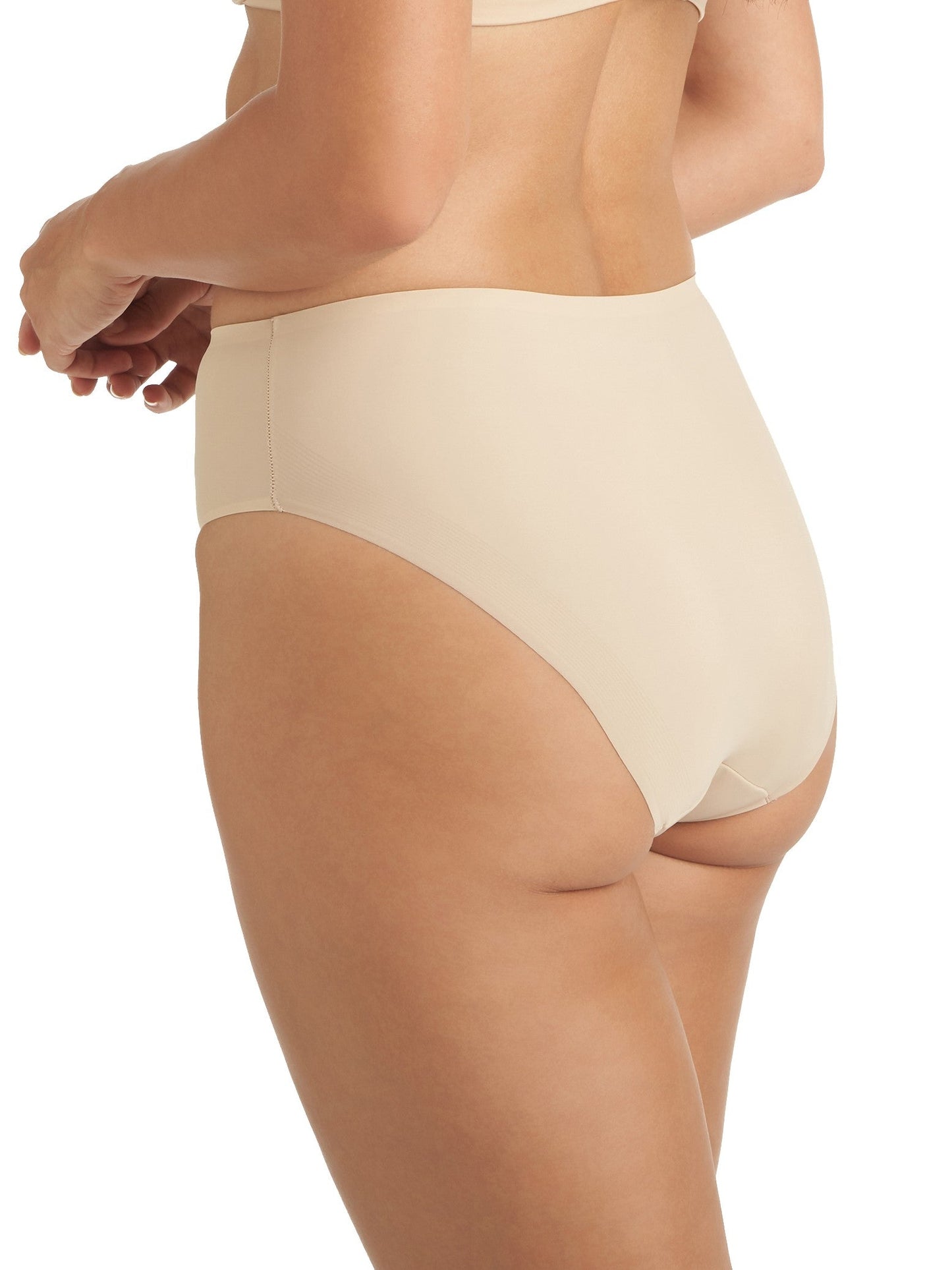 Contemporary Microfiber High-Cut Brief