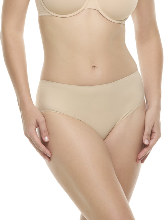 Contemporary Microfiber High-Cut Brief