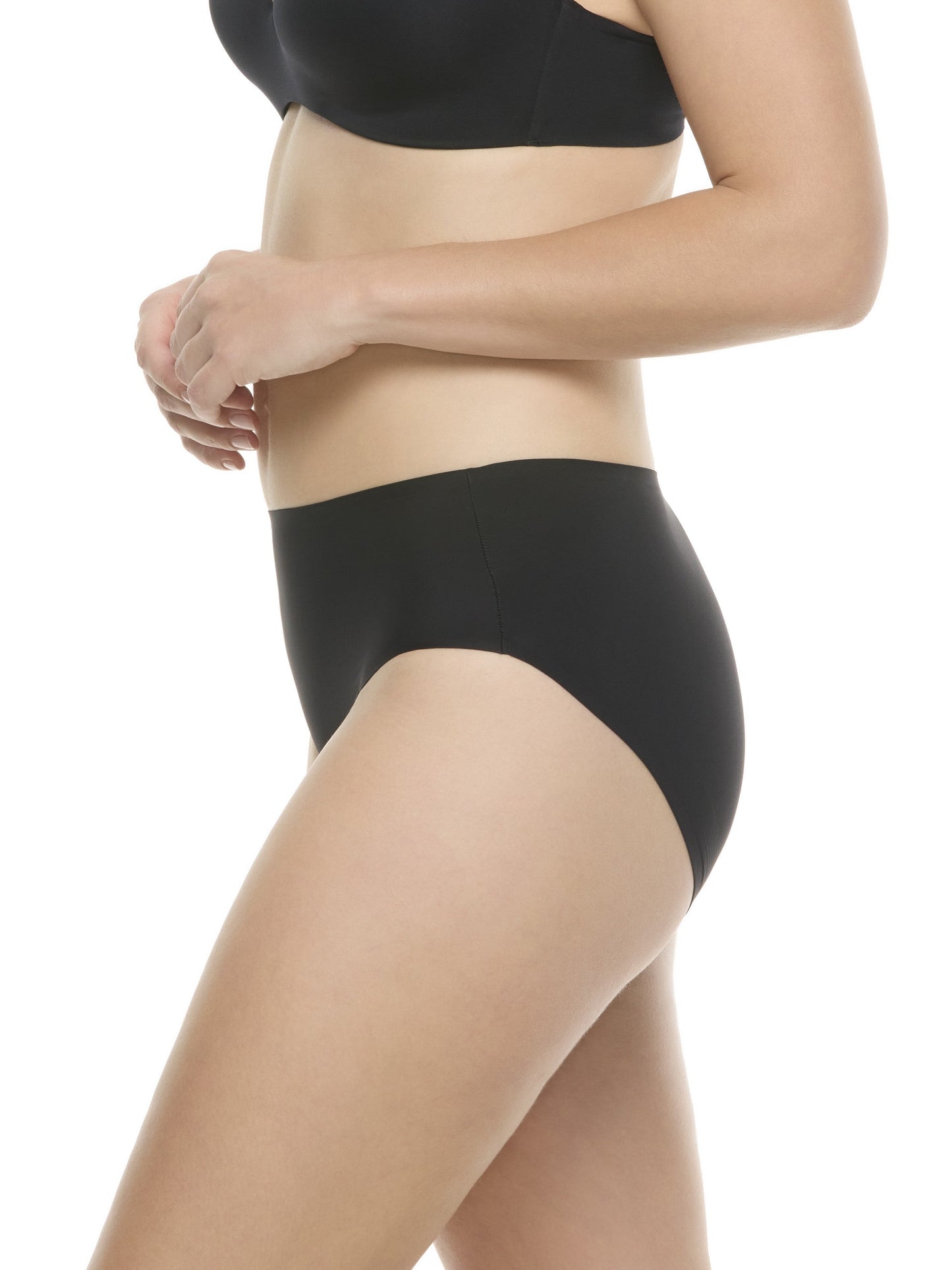 Contemporary Microfiber High-Cut Brief