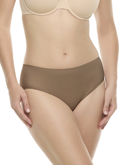 Contemporary Microfiber High-Cut Brief
